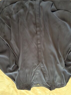 Quince Navy Silk Women's Blouse